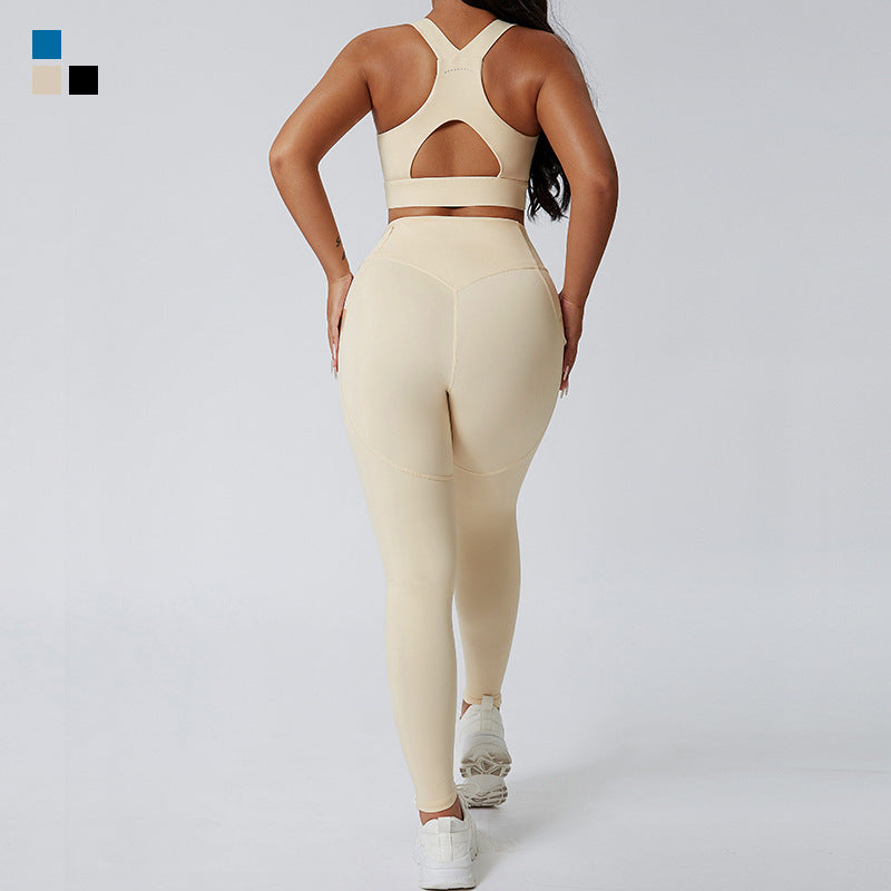 European And American Skinny Yoga Clothes Gym Exercise Suit